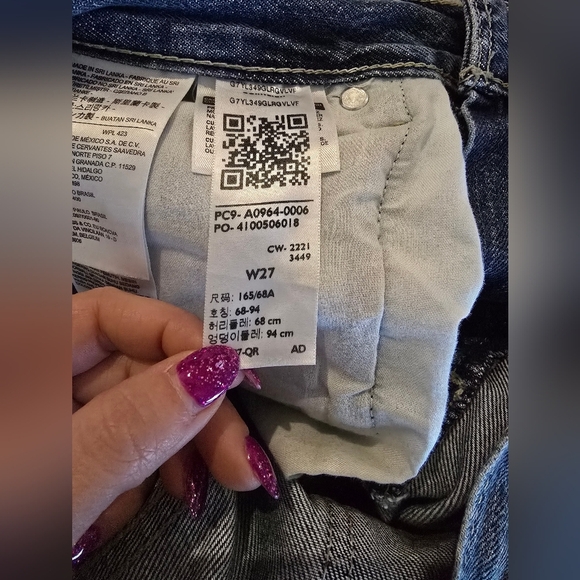 Levi's Low Pro Straight Women's Jeans Size 27. - Picture 5 of 8